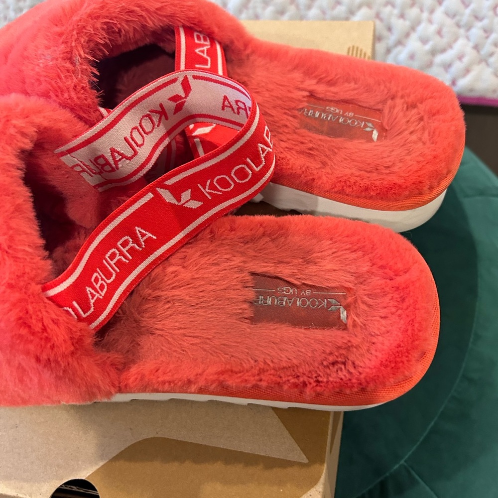 UGG Koolaburra Coral Fuzzy Sandal slippers - Picture 3 of 6